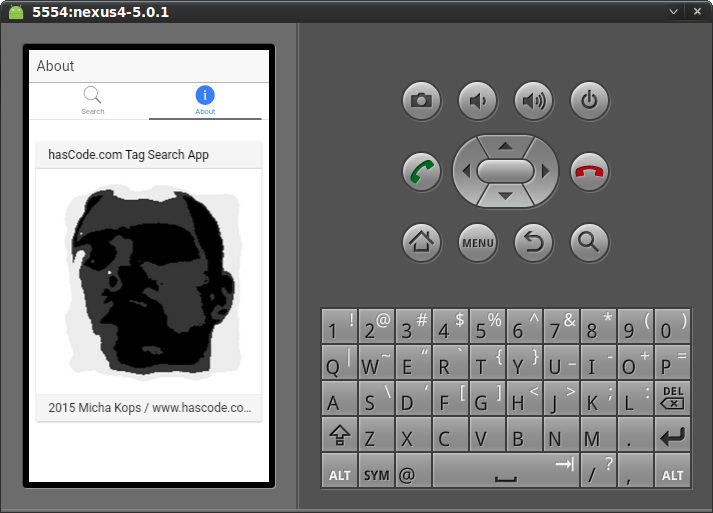 about view in android emulator