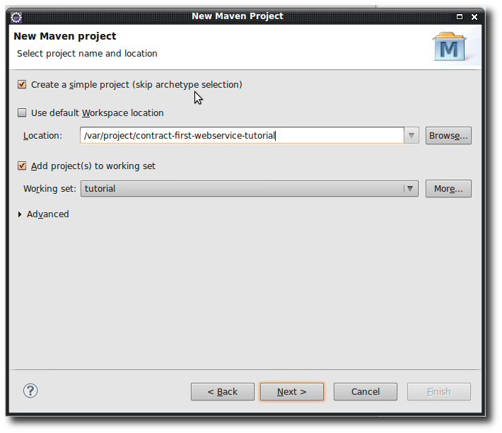 eclipse new maven project 2