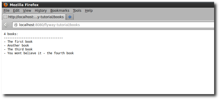 embedded output in browser
