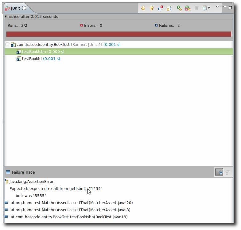 hamcrest junit run 1