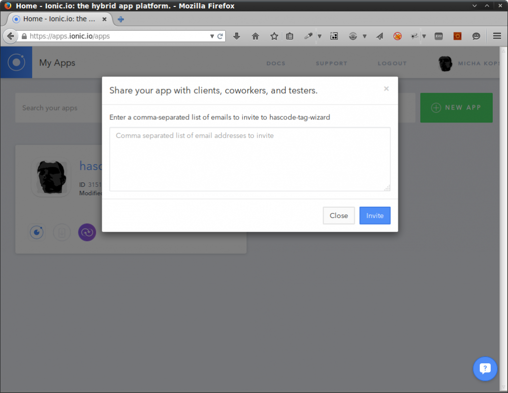 ionicio sharing app 1024x793