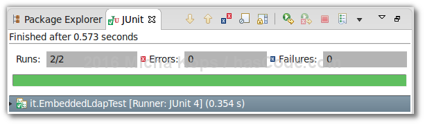 junit runner embedded ldap junit