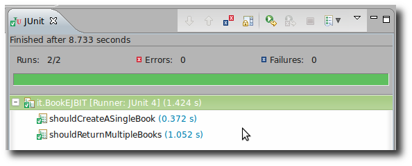 non transactional junit
