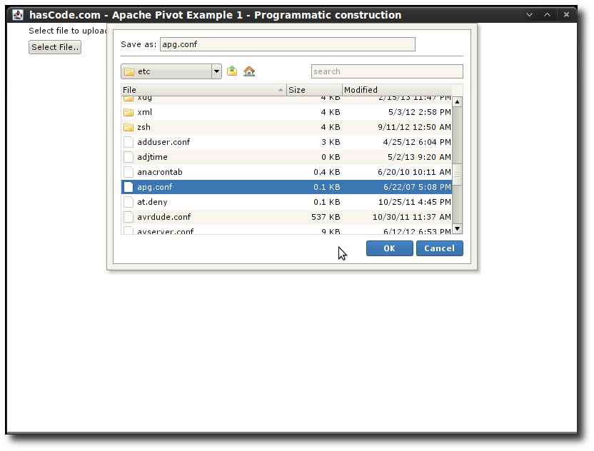 programmatic example