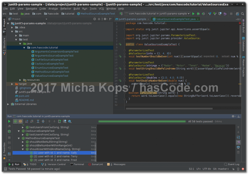 Running JUnit5 in IntelliJ