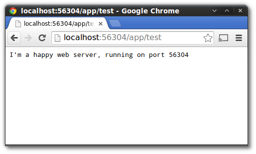sample web application