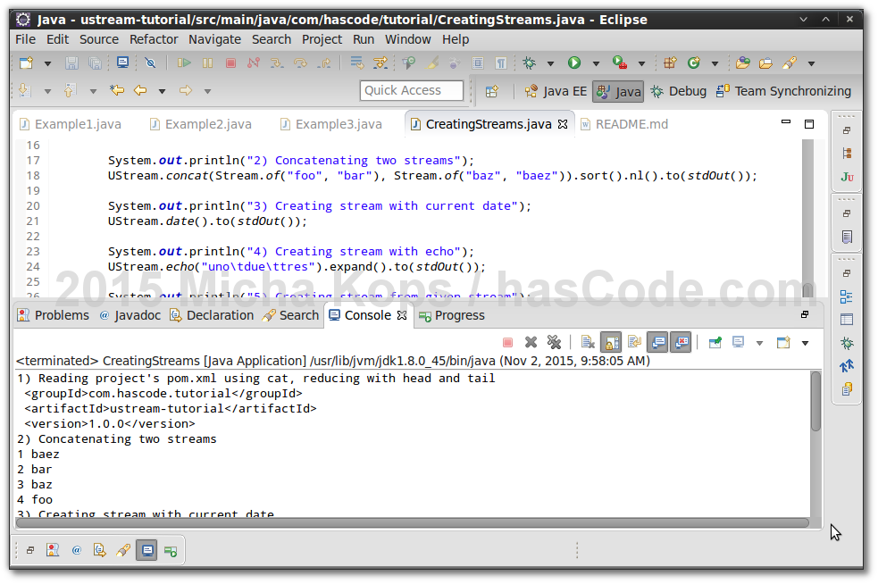 ustream java8 tutorial